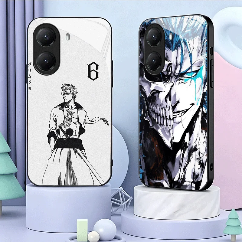 Чехол для телефона из закаленного стекла Bleach Grimmjow 6 для Xiaomi Poco M7 M8 X7 X8 Pro Max X6 X5 X3 Redmi 15 15C 14C 13C 15T 17T M6 M5S X4