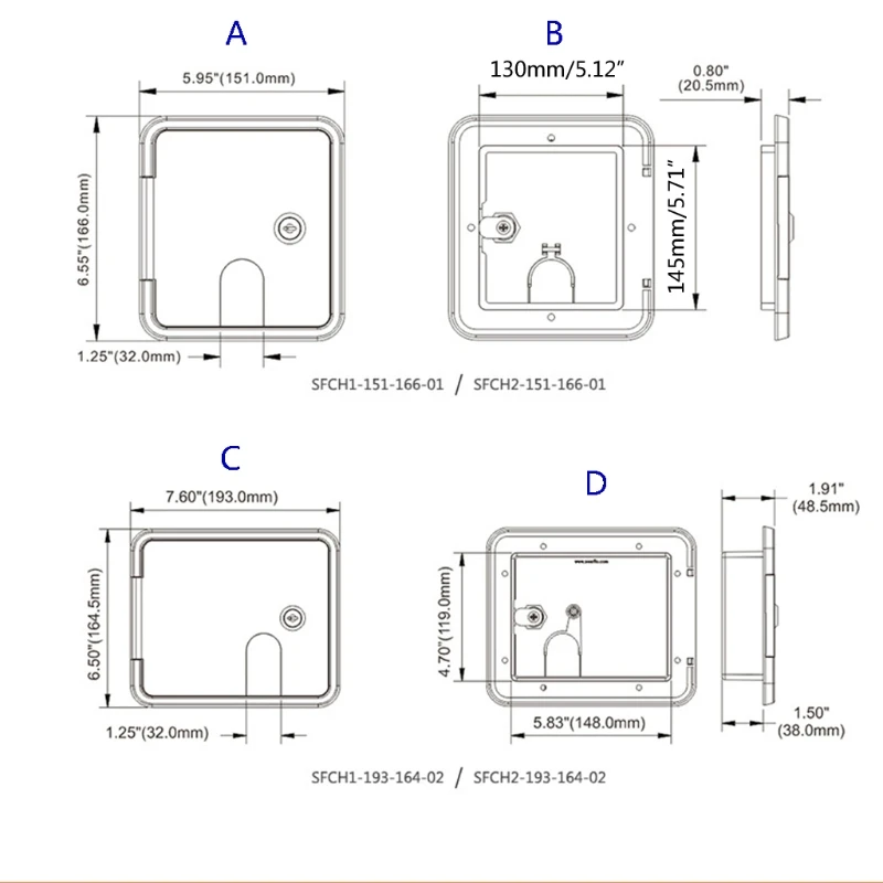 Q39F for Square Wire for Hatch Cover Threading Hole Yacht Durable Anti-rust Weatherproof Accessories Stor