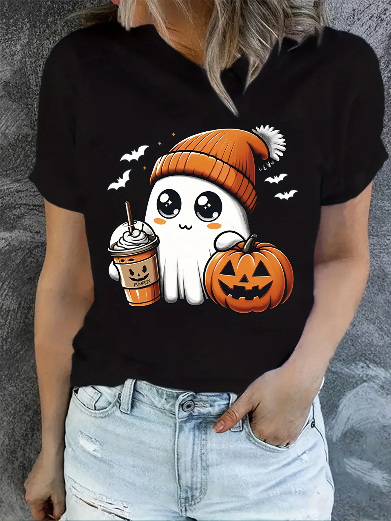 

2025 New Year Festival Halloween Snowman 3d Print O Neck T-Shirt Christmas Women's T-Shirt Santa Claus Women's Clothing