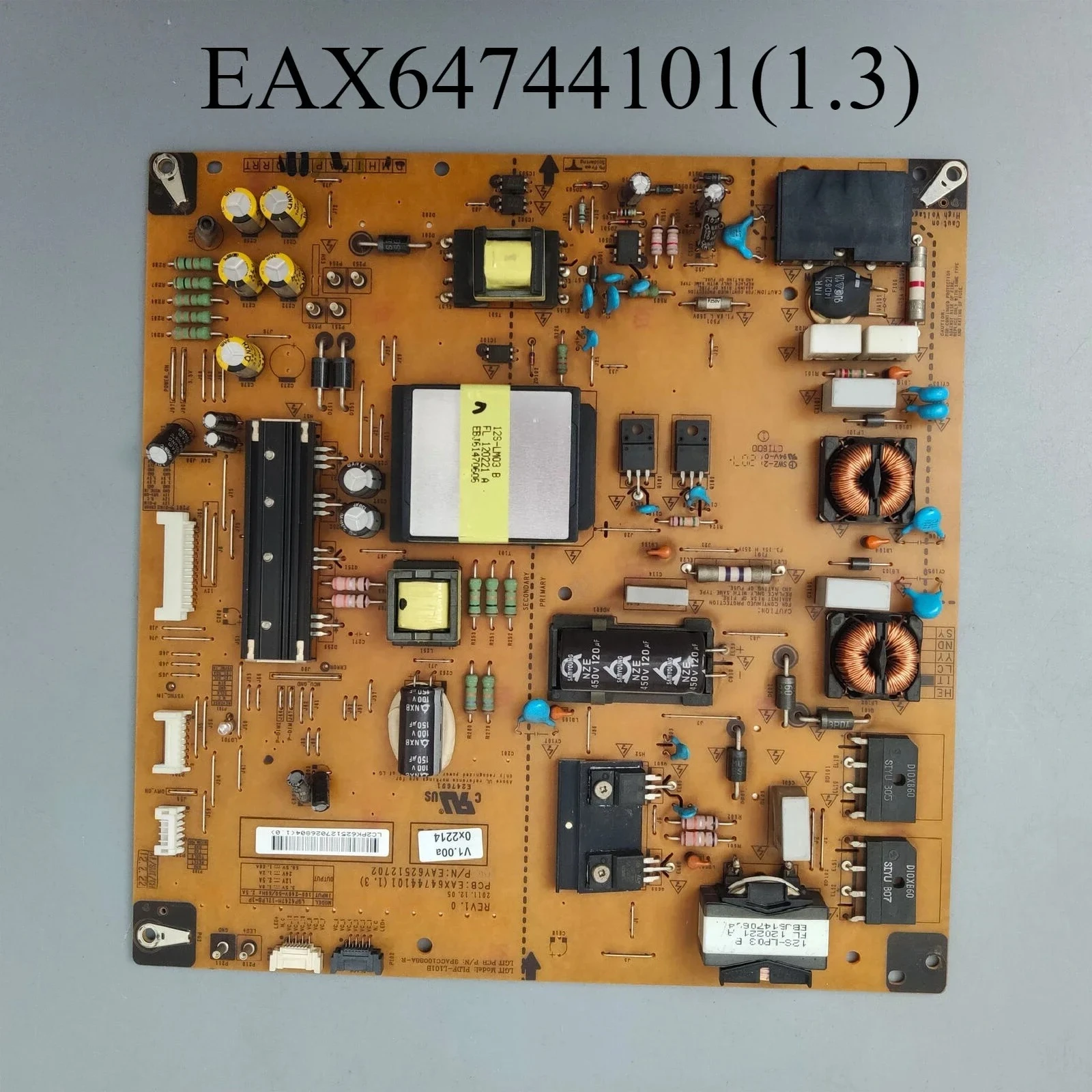 

Подлинный EAX 64744101 (1.3) ЭЙ 62512702 Плата питания предназначена для телевизора 47LM8600-UC 47LM7600-UA 47LM6700-UA 47LM8600 47LM7600 47LM6700
