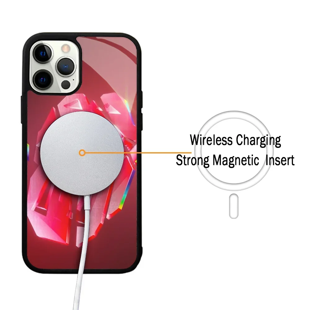 S-Stones-Hackney-R-Rolling-Diamonds Phone Case For IPhone 11 12 13 14 15 Plus Pro Max Mirror Cover For Magsafe Wireless Charging