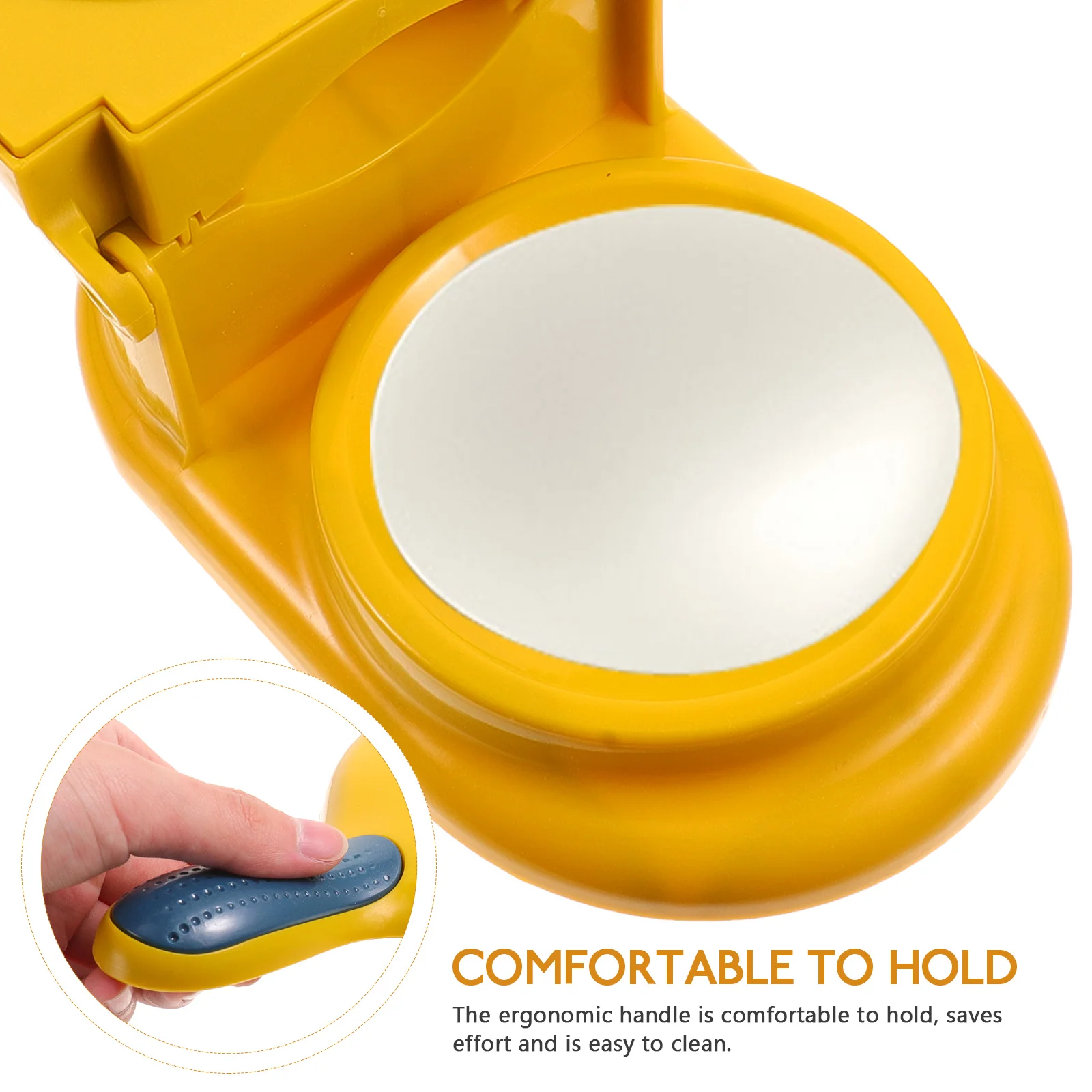 

Function Dumpling Making Mold Convenient Dough Presser Yellow Pp Mould Maker Woman