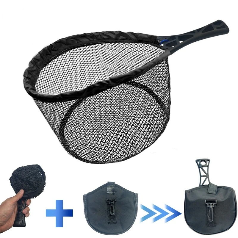 

folding fishing net micro object white stripeupturned mouthno need to install automatic fishing portable small fishing net