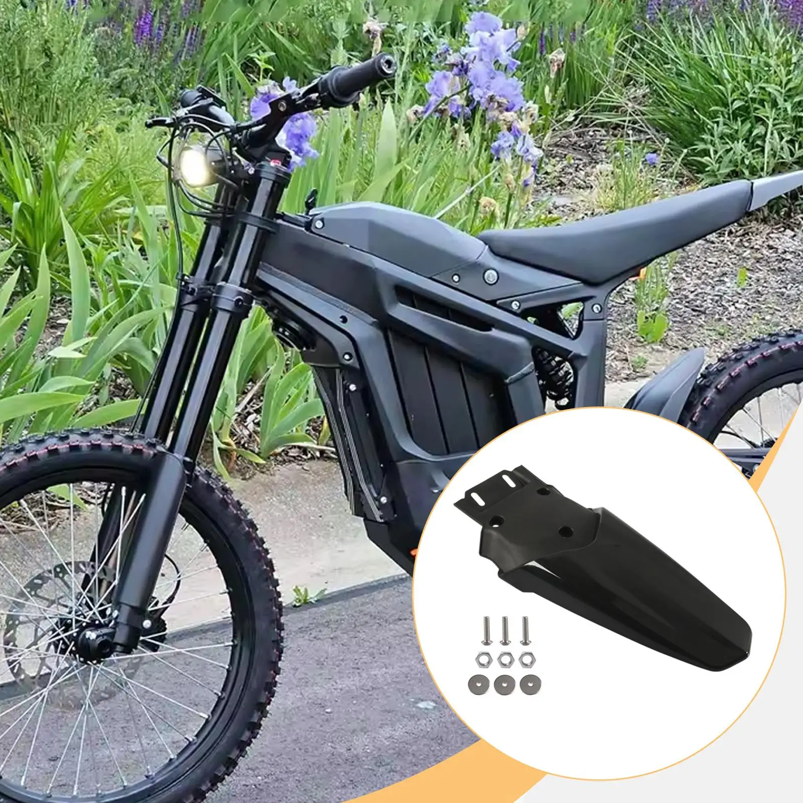 

Motorcycle Rear Fender Reliable Easy to Install Wheel Protection Lightweight Professional Protector for MX4