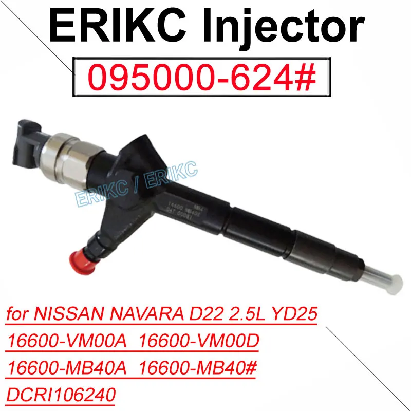 

095000-6240 DIESEL INJECTOR 095000-6241 COMMON RAIL SPRAYER NOZZLE 16600-VM00D for NISSAN NAVARA D22 2.5L YD25 MOTOR 16600-VM00A