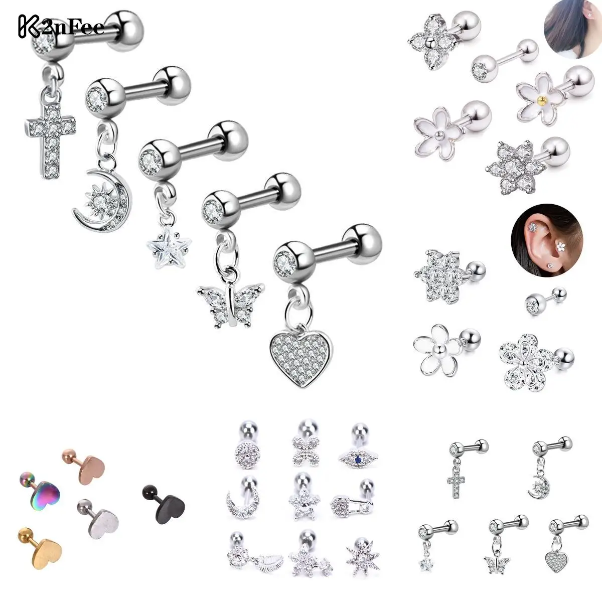 Серьги-гвоздики-круглые-из-нержавеющей-стали-с-фианитами-для-пирсинга-губ-украшения-для-прокола-хряща-козелка-завитка-ушной-раковины-раковины-1-шт