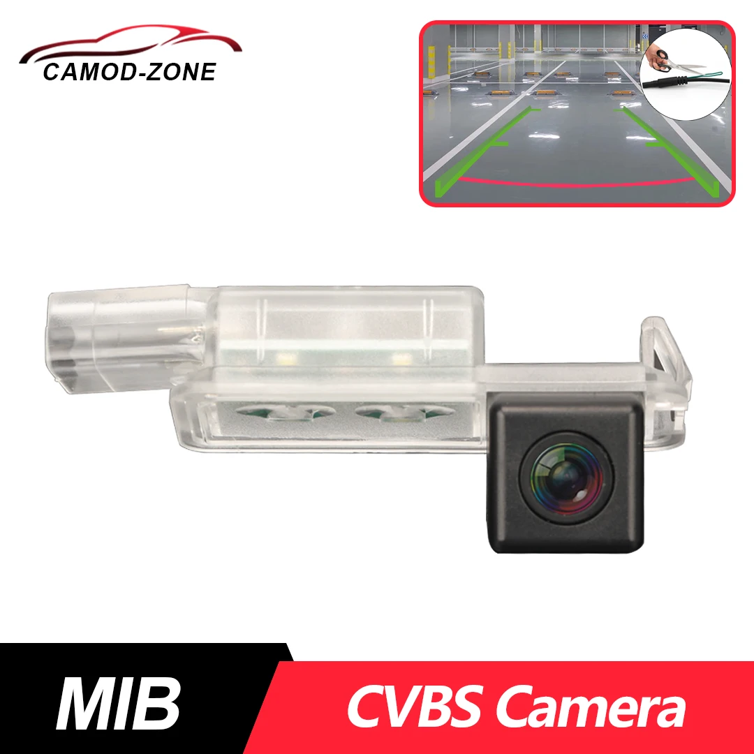 CVBS Rearview Camera Classic Green Static Trajectory HD Night Vision Universal Reversing Camera Parking Assistant for VW MIB