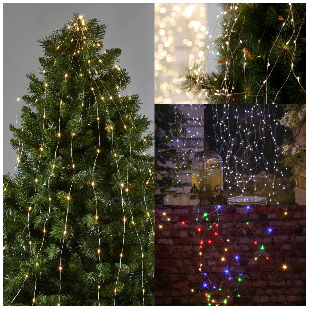 600LED Branch Garland Lighting Christmas Fairy Lights String Tree  Holiday Ornaments Party Room Decorations for Home 2024