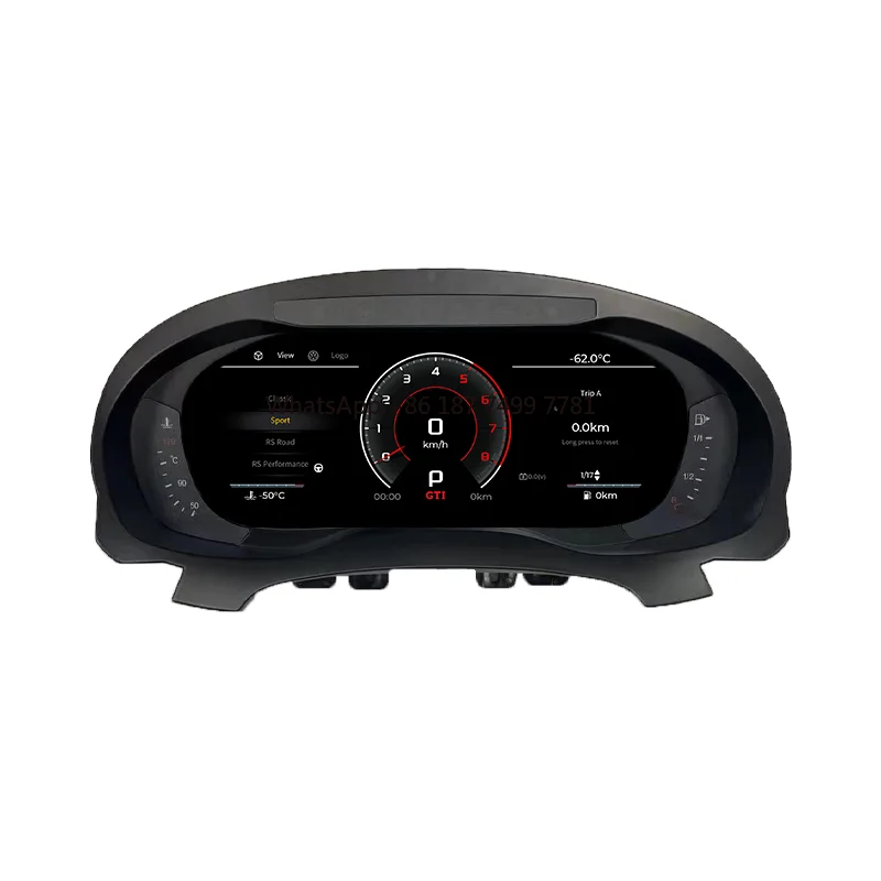 

Digital Dashboard Panel Virtual Instrument Cluster CockPit LCD Speedometer for . ..6 MK6 GTI 2010 - 2012