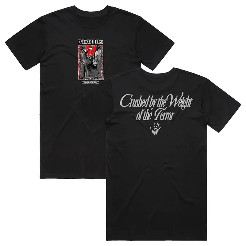 Summer Knocked Loose Band's Metal Hardcore Punk Rock Punk Loose-printed Men's T-shirt New