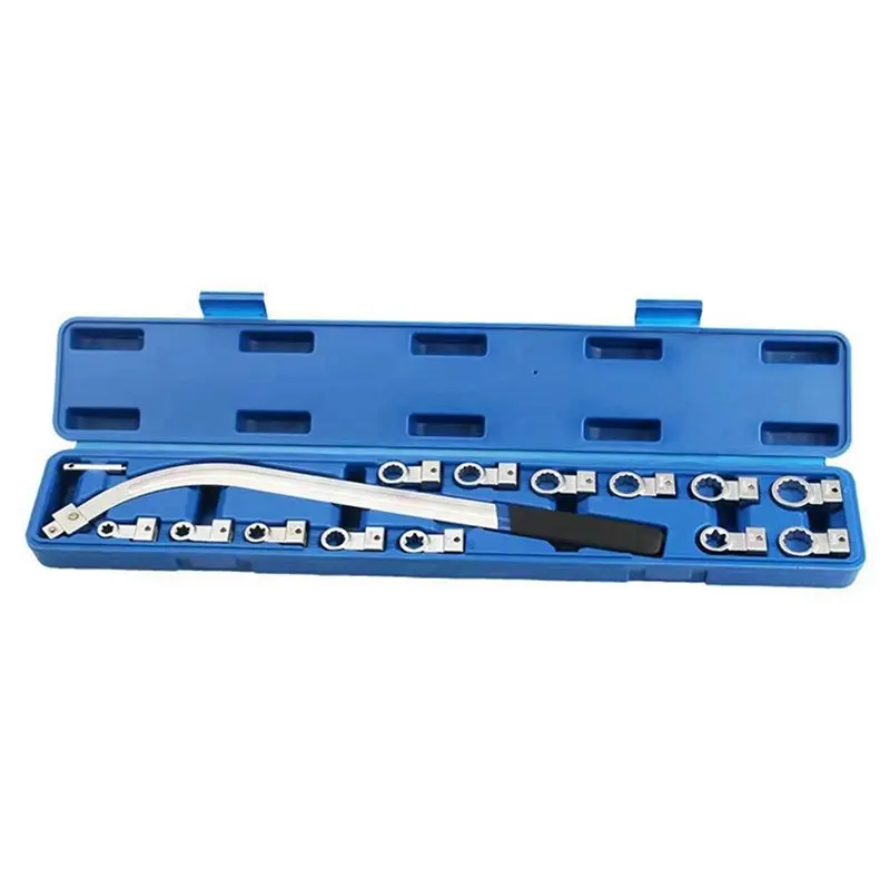 SOFT-Idler Wheel Interchangeable Head Belt Wrench Set Belt Tension Tensioning Adjuster Lever Tool Extension Wrench