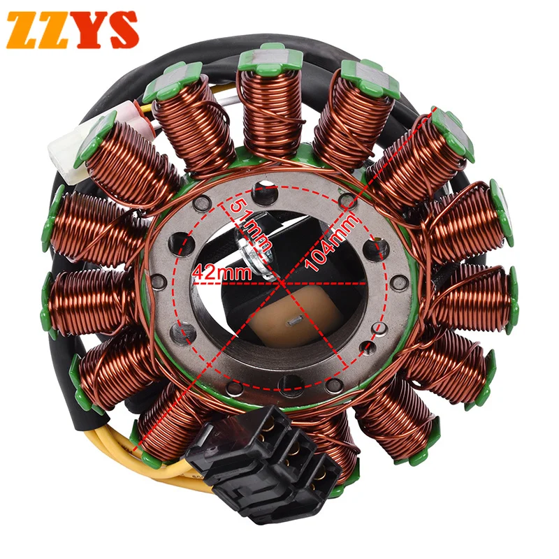 

Motorcycle Magneto Generator Charging Stator Coil For Honda CBR1000RS CBR1000S AC 14 CBR1000 S 3AC 15-16 CBR 1000 31120-MGP-D61