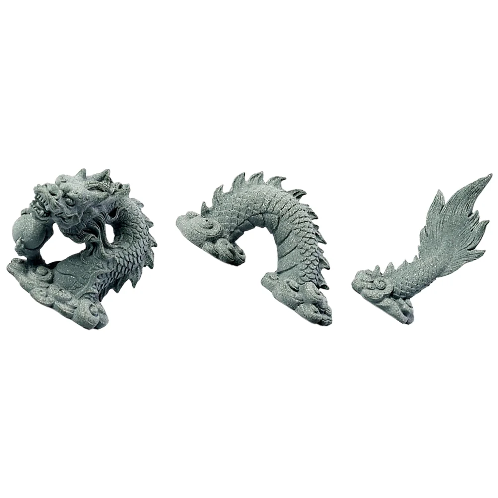 

Garden Dragon Figures Decoration Statue Props 2024 Year of The Figurine Outdoor Ornaments