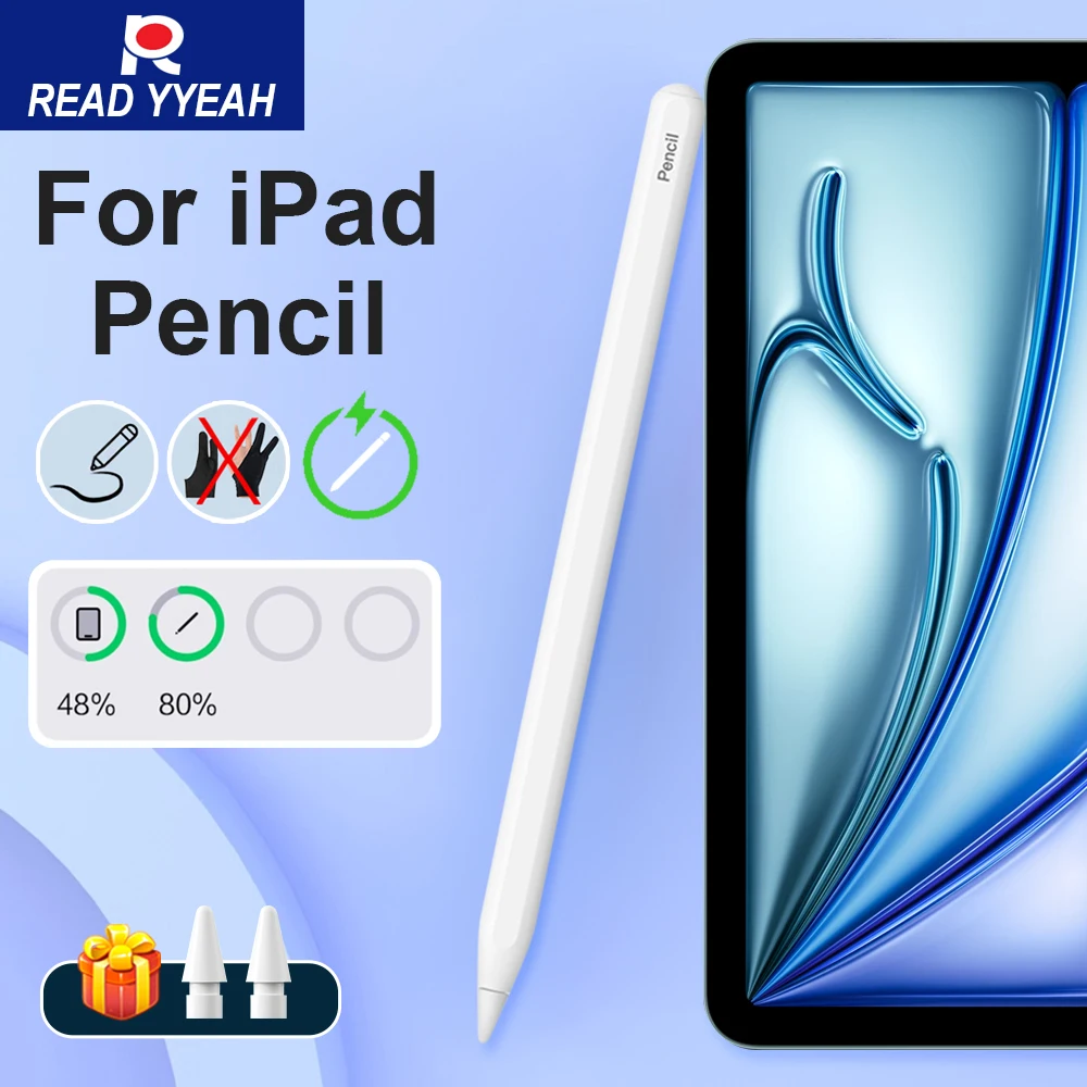 

2025 Touch Pens For Apple Pencil iPad Pro 13 12.9 M4 Air 11 M3 M2 5 4 A16 11th 10th 9th Generation Mini 6 7 A17 10.2 Stylus Pen
