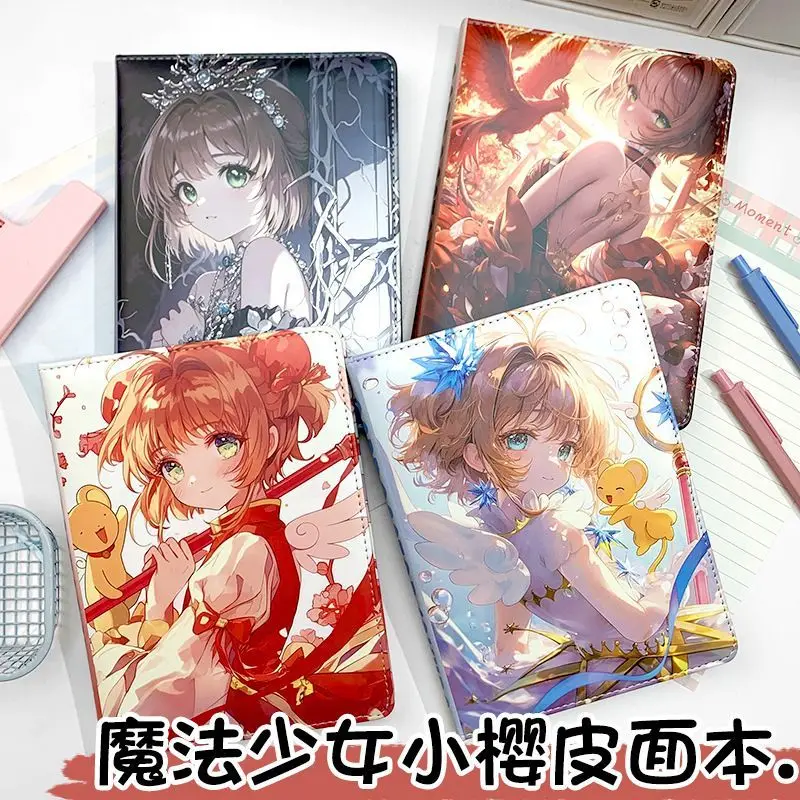 Card Captor Sakura A5 Leather Notebook Cute Fashion Cartoon Personalized Creative Student Diary Gift for Friends' Birthday