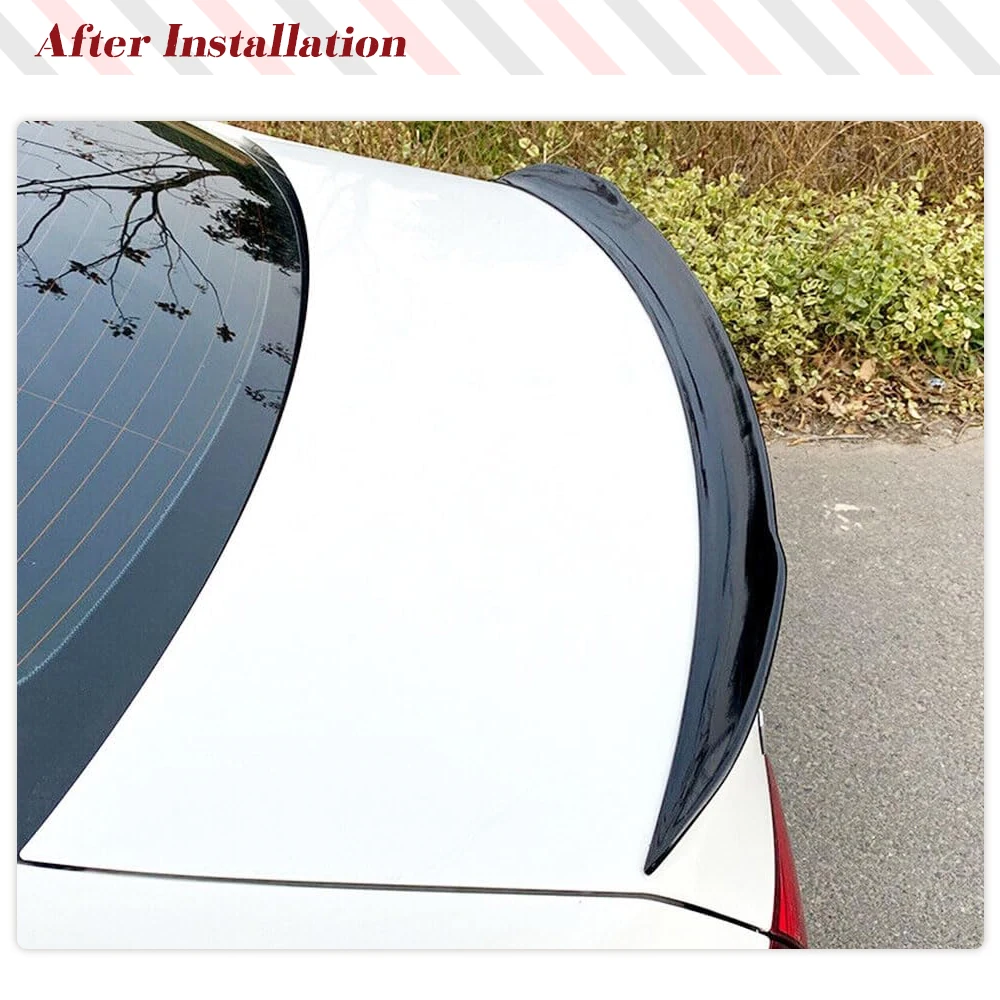 For Mercedes-Benz  A-Class W177 V177 A160 A180 A200 A220 A250 A35 AMG Saloon 2019UP ABS Black Boot Spoiler Lid Performance Wing
