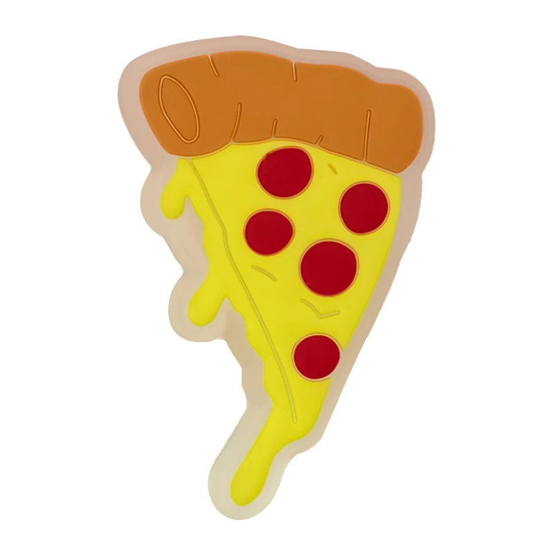 1 Stück LED-Schuhanhänger für Kinder, leuchtende Autos, Gamepad, Fußballschuhzubehör, Obst, Pizza, Käse, Süßigkeiten, LED-Pins für Frauen und Mädchen – Detail 24