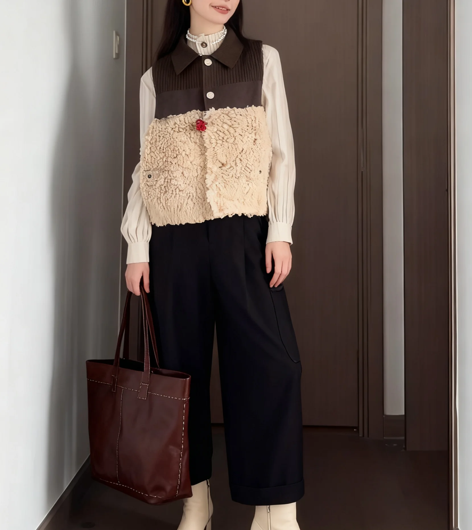 

Жилеты Жилеты Толстый женский жилет Формальный зимний пуховик Многослойный плюшевый утолщенный стеганый незамерзающий теплый сексуальный