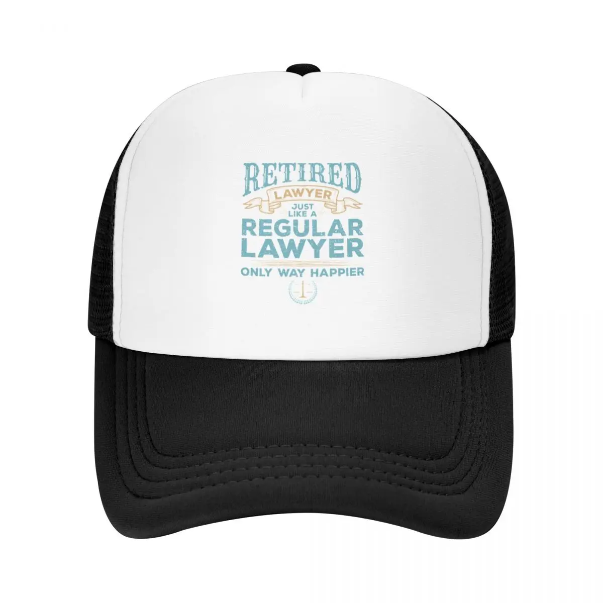 

Retired Lawyer Just Like A Regular Lawyer Only Way Happier Baseball Cap Hat men Sunhat Beach Bag |-F-| Girl Men's