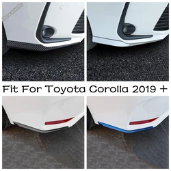 Car Front Rear Bumper Protector Corner Guard Anti-collision Strip Cover Trim For Toyota Corolla 2019 - 2024 Exterior Accessories