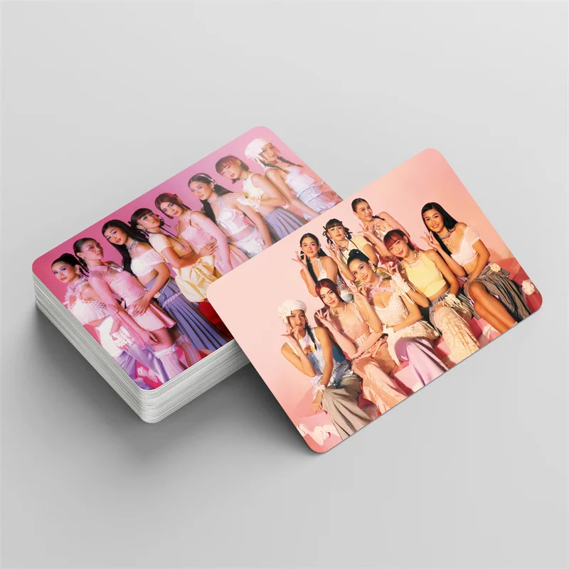 55szt/zestaw Kpop BINI Album Small Card CHERRY ON TOP LOMO Card STACEY SHEENA HD Photo Card Girl Gift Collection Card Postcard