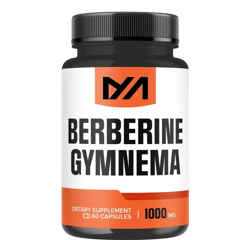 1000mg Berberine supplement containing organic Gymnema Sylvestre leaves - supports immune system and gastrointestinal function