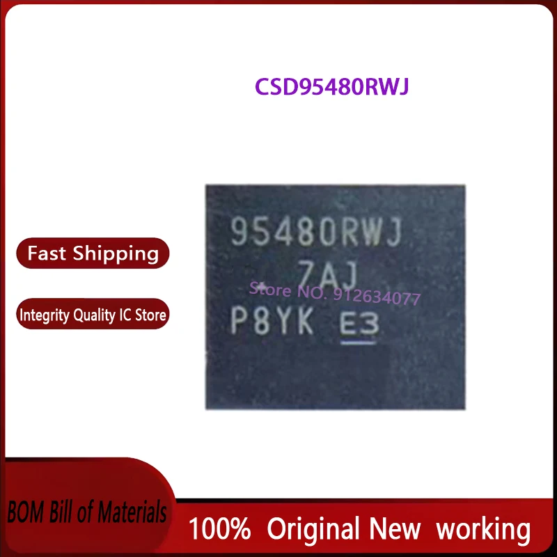 (1-100 قطعة) شرائح CSD95480RWJ 95480RWJ 95480 QFN IC أصلية جديدة