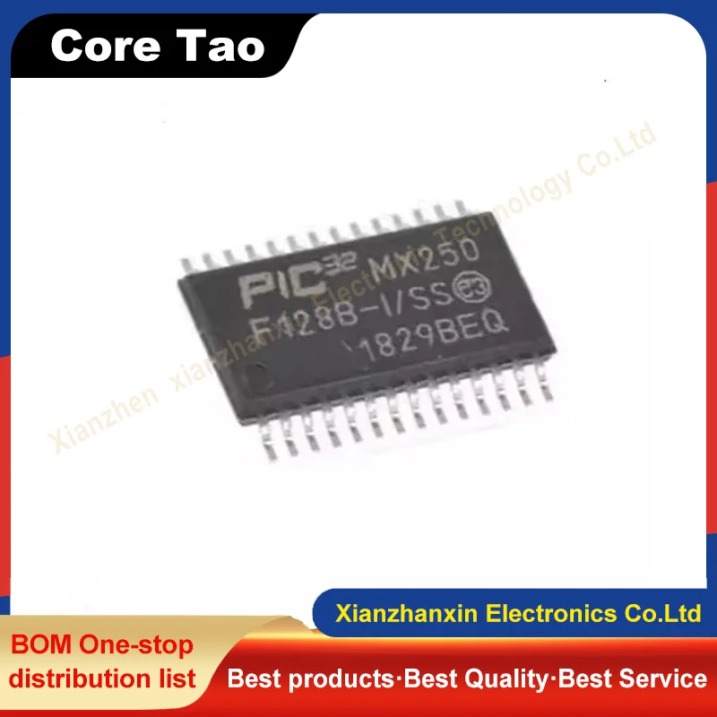 PIC32MX250F128B-I/SS MX250F128B-I/SS SSOP-28 Microcontroller chip