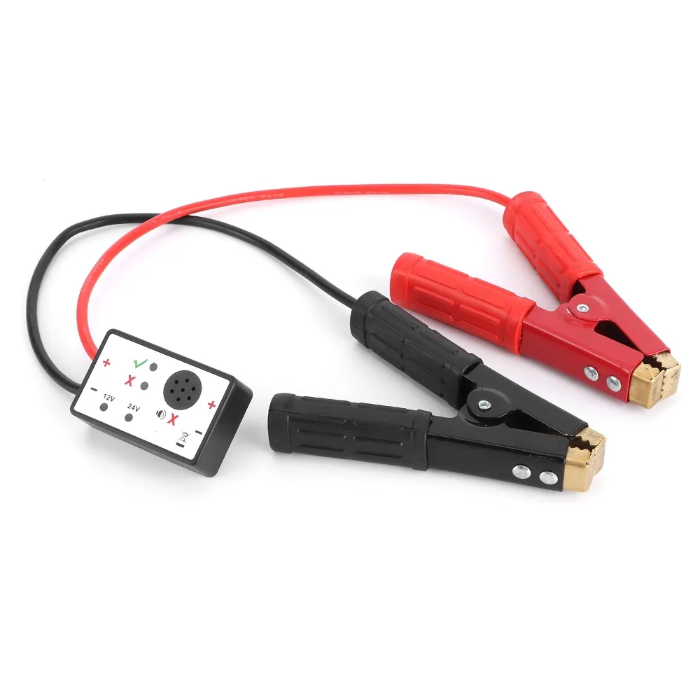 12/24V Car Surge Protector Pure Copper Clip Non-Slip Handles Vehicle Surge Protector LED Indicator Plug-and-Play