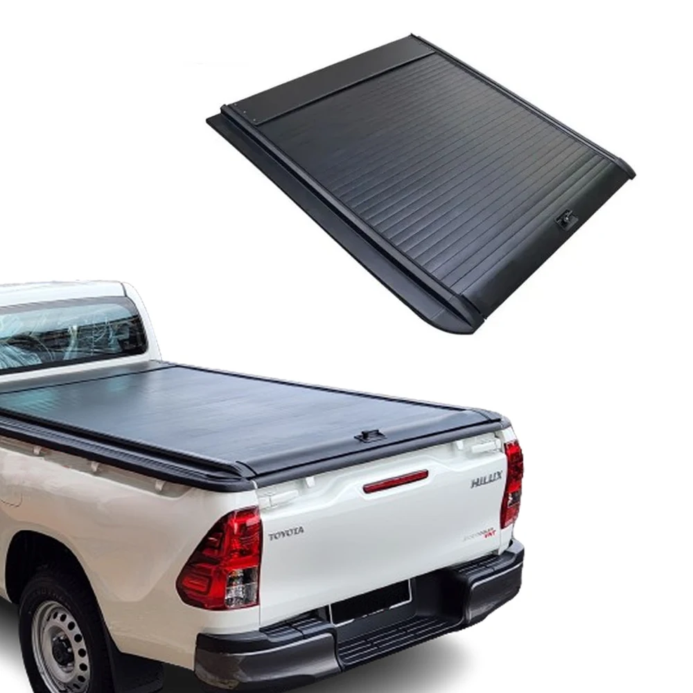 

Tonneau Cover Waterproof Outdoor Manual Roller Shutter for Toyota Hilux Revo Rocco 2015-2023 Extra Cabs
