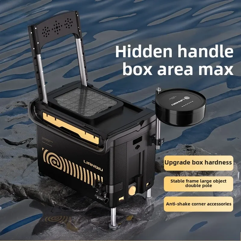 

New Complete Set of Fishing Specific Box Ultra Lightweight and Portable with A Sitting Fish Box and A Corner Handle Fishing Box