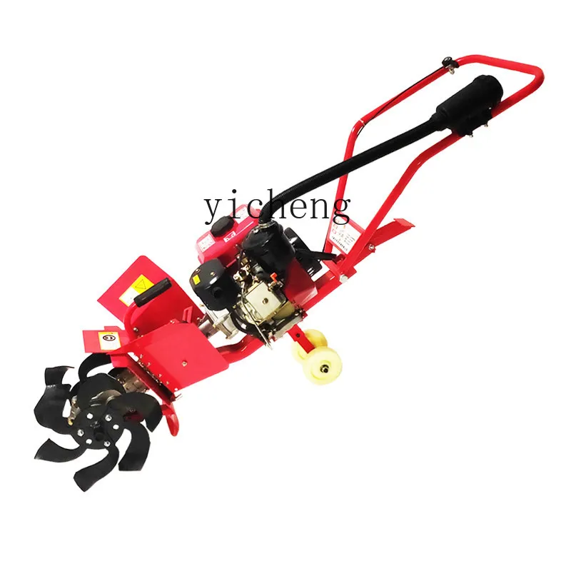 

Xl Diesel Trenching Slotting Agricultural Machinery Rotary Tillage Greenhouse Digging Small Cultivation Machine