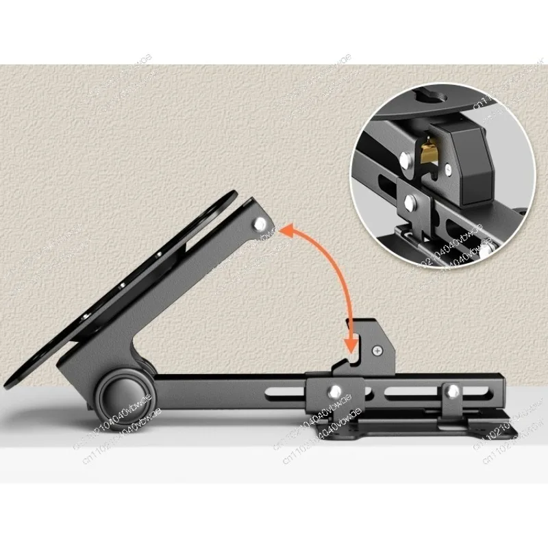 TV hanger folding car ceiling bracket RV universal ceiling hoisting suspended upside down