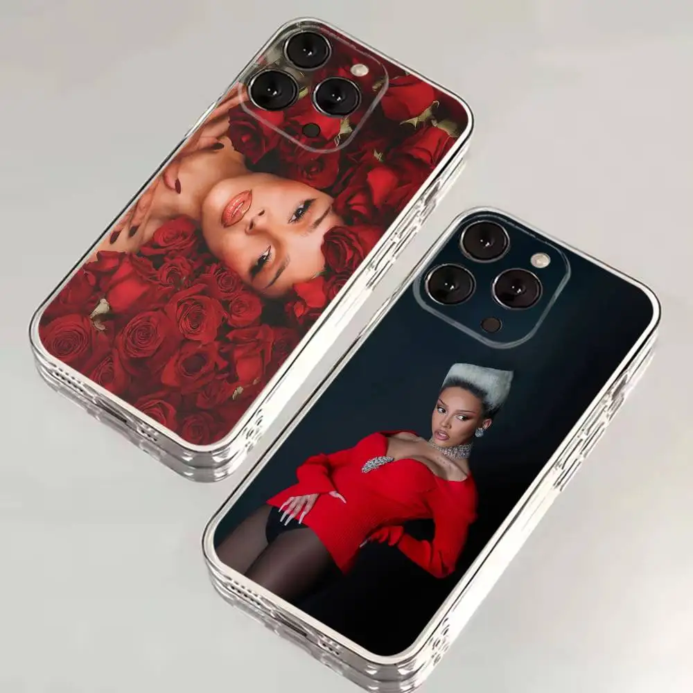 

D-Doja Cat Vie Phone Case For iPhone 17,16,15,14,13,12,11 Plus,Pro,Max,Plus,E,SE4,Mini Transparent Cover