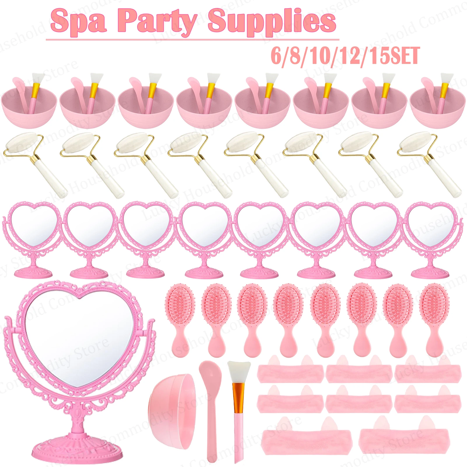 6/8/10/12 Sets Spa Party Supplies for Girls Makeup Kit Sleepover Party Slumber Party Favors for Children Women Birthday Gifts