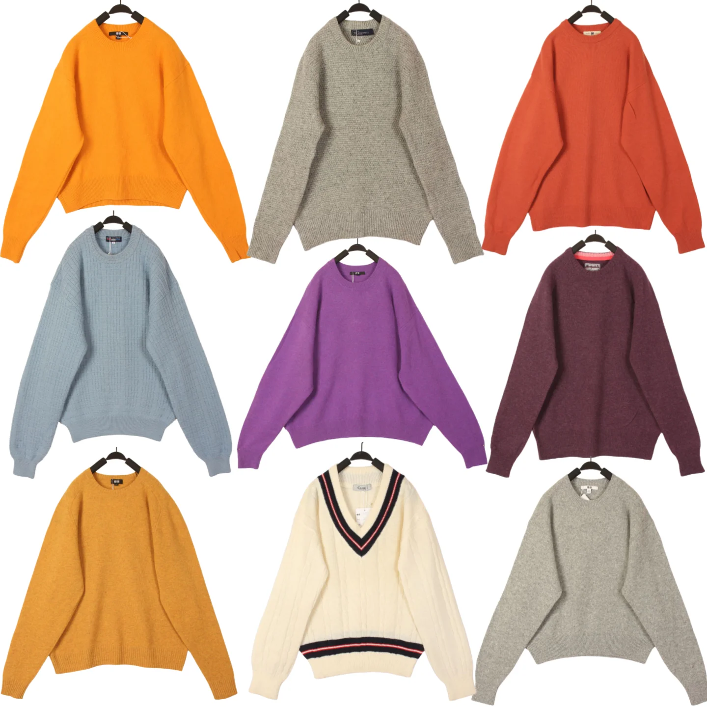 

Loose Men's Vintage Japanese Sle Hoodie Warm Woolen Sweater Comfortable Casual Harajuku Sle All Seasons Color Knitwear