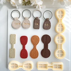 Soft Trapezium Keyring Cutter / Polymer Clay Cutters /Earring Making  Clay Tools Keyring  Stitch Keychain Cutters