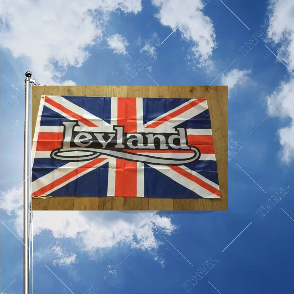 custom gift 3x5ft polyester flag with Leyland Great Britain banner