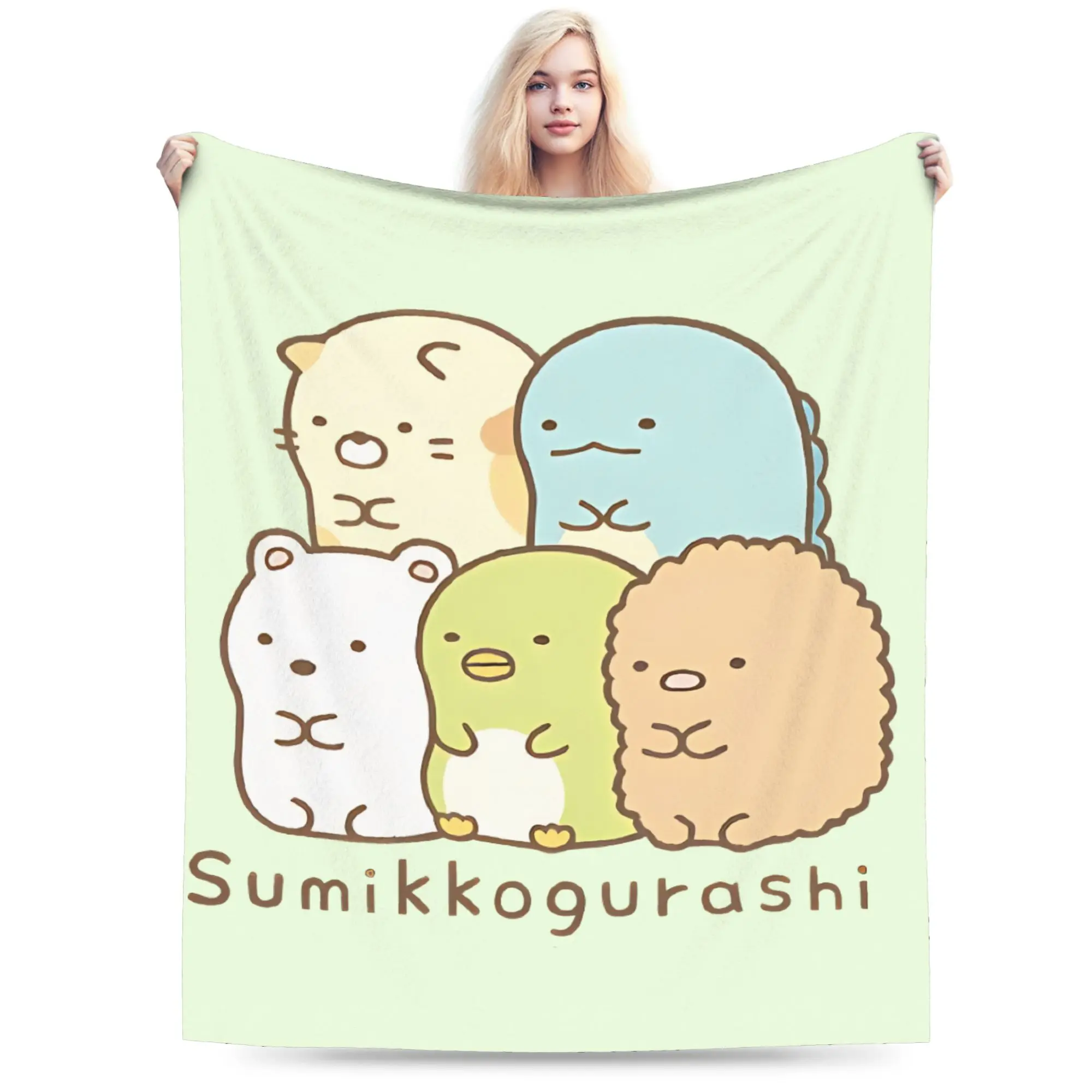Charming Sumikkos Gurashis Group  Blanket  Fleece Awesome Warm Throw Blankets for Bedding Lounge Decoration