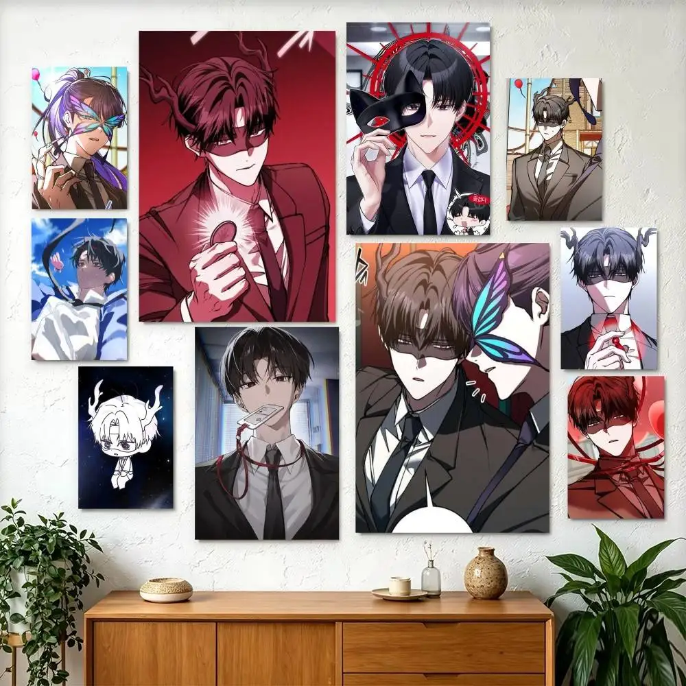 Web Novel Kim Soleum GSGW Insignia Poster Perfect Space Sticker Self Adhesive for Office Home Theater Wall Art Decor Fancy Gift