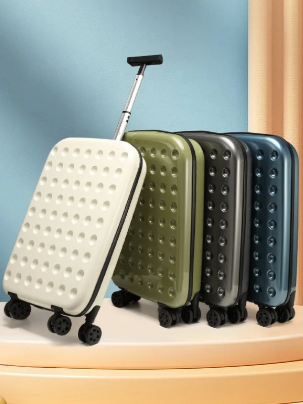 

Foldable Trolley Suitcase Single-Handle Multi-Directional Wheeled Travel Case Portable Storage Luggage