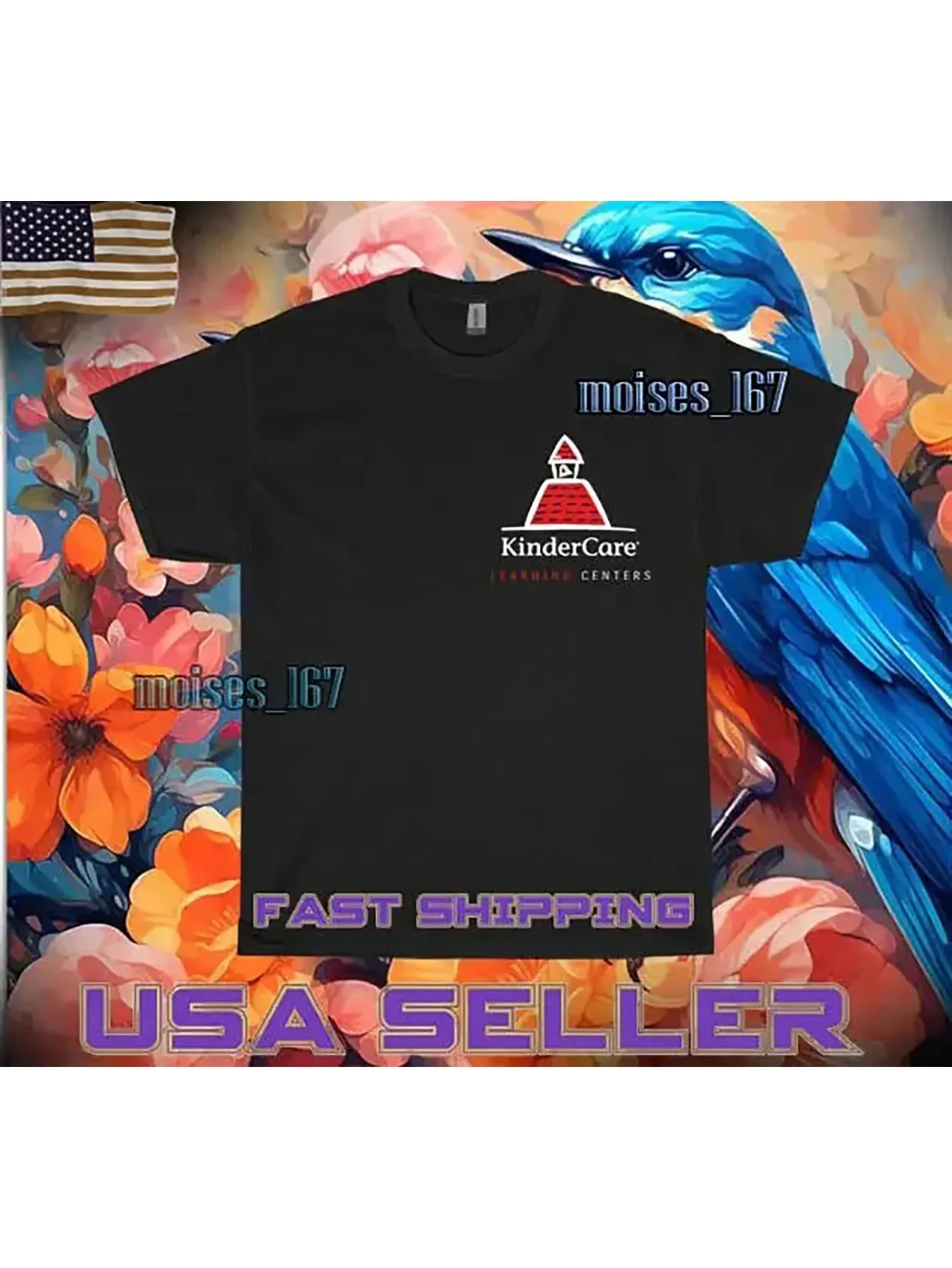 

HOT SHIRT PREMIUM KINDERCARE LEARNING LOGO UNISEX T-SHIRT FUNNY Size S-3XL Tops Gifts Men Funny T-Shirts Football Shirts 2025