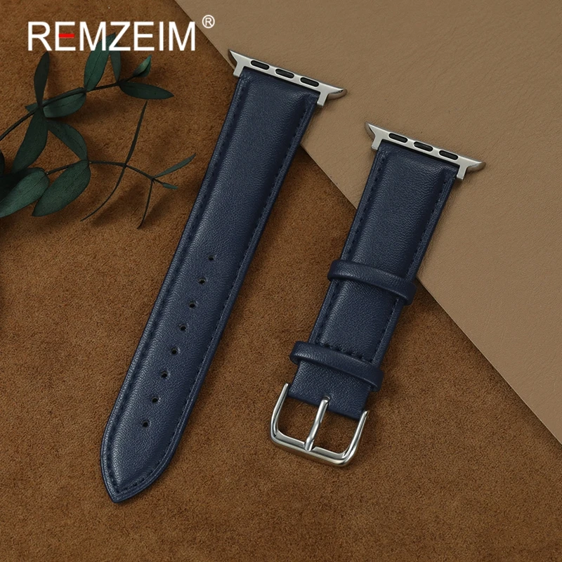 

PU Leather Watch Strap for Apple Watch 49/46/45/44/42/41/40/38mm Suitable for 1-10 Ultra 2 SE Men and Women Watchbands