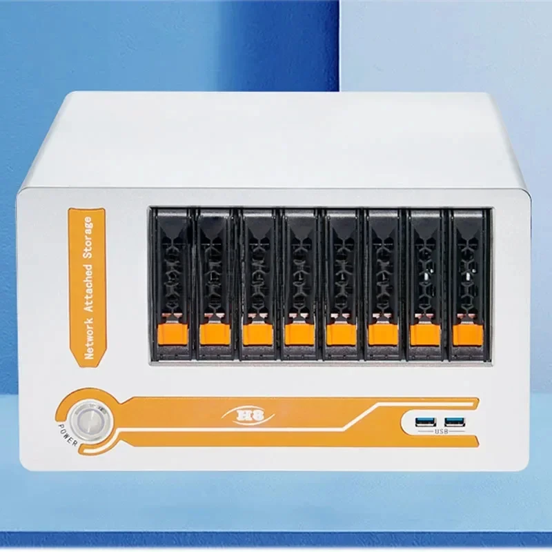 Industrial Control Equipment for Network Data Storage with Nas Series 8-Housing Mini Server