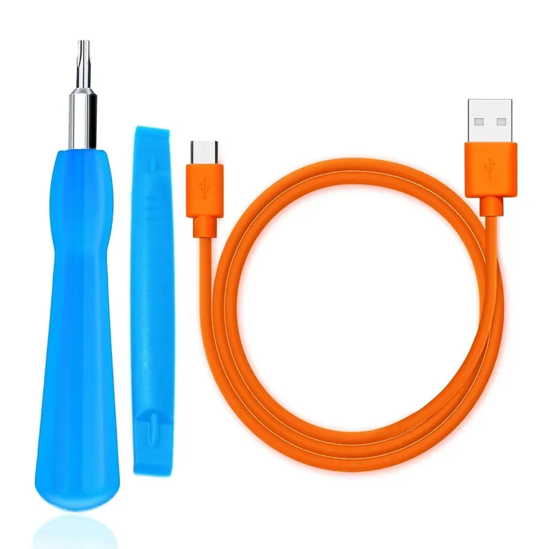 Obeng Cincin T6 T15 & Kit Kabel Oranye Cocok untuk Video Doorbell 2 3 Pro