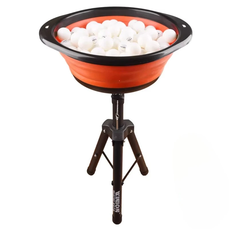 : Balde redondo para selecionador de bolas de pingue-pongue