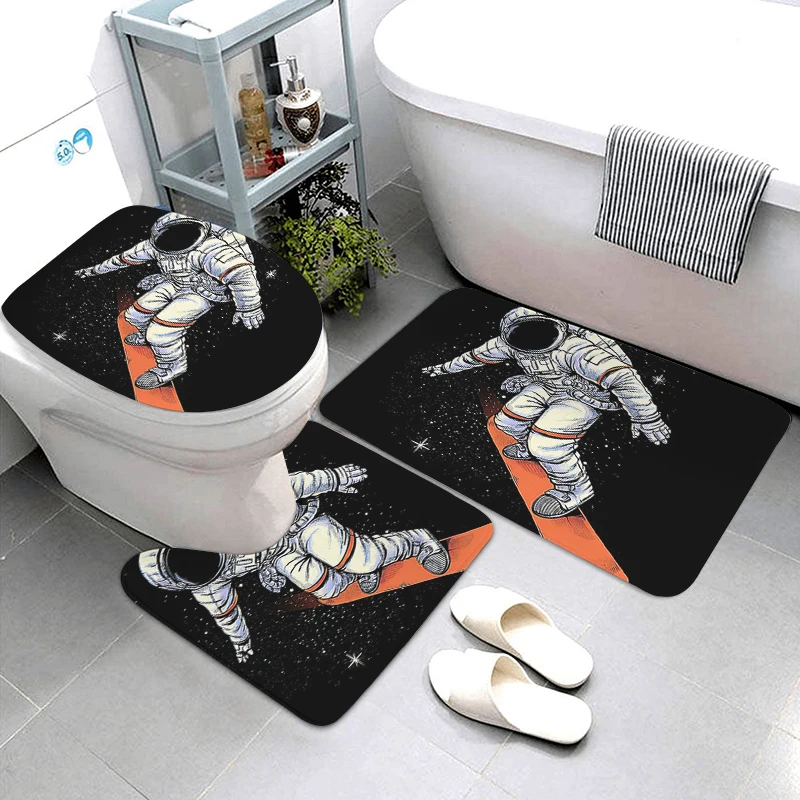 Bath Mat Bathroom Small Rug Shower Mat Decorative Absorbent Foot Mat Merry Christmas Kitchen Mat Bedroom mat Bathtub toilet rug