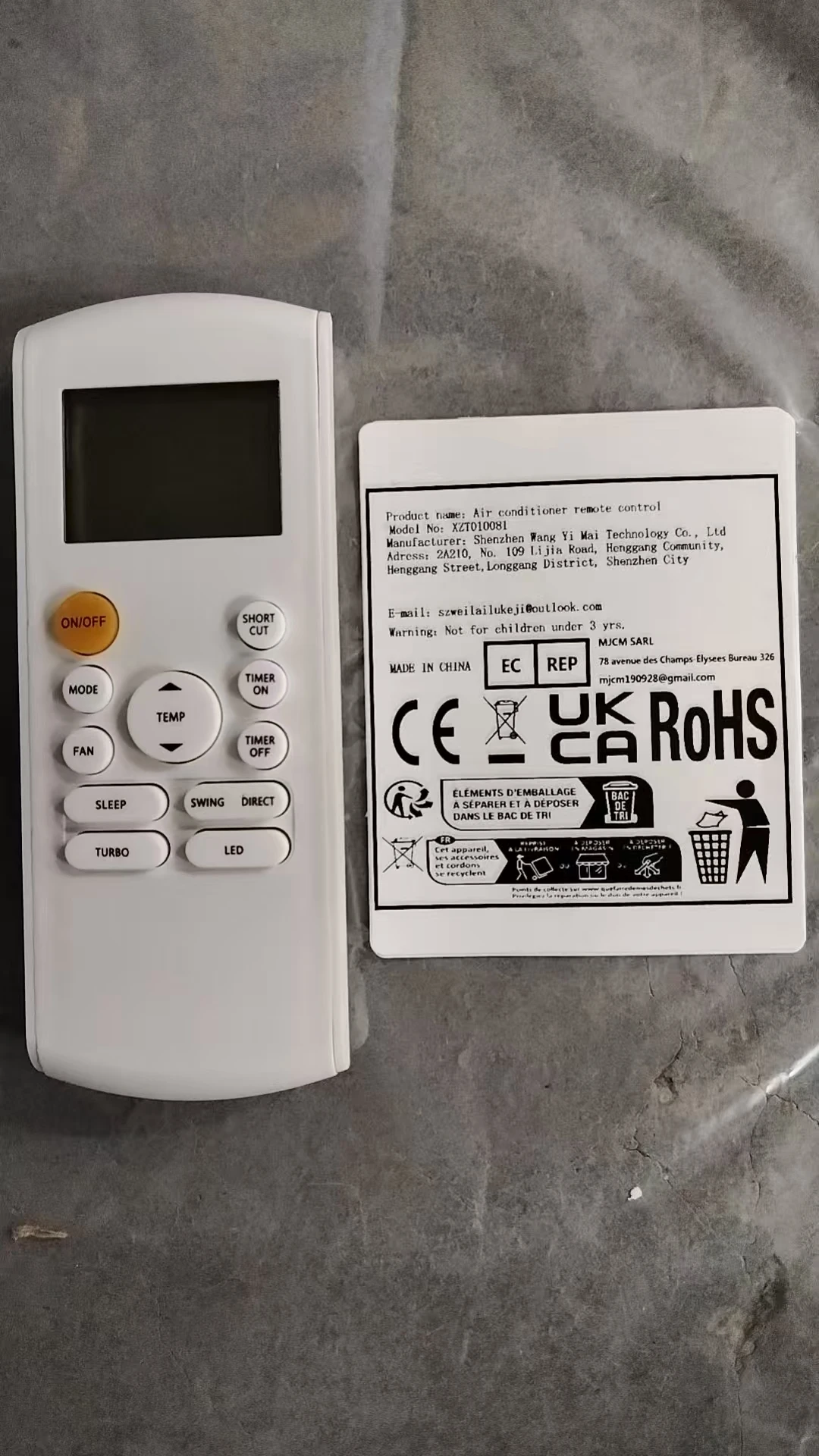 50pcs Air Conditioner Remote Control Replacement For Midea RG57B/BGE RG57A2/BGEF Household Appliances K1KF