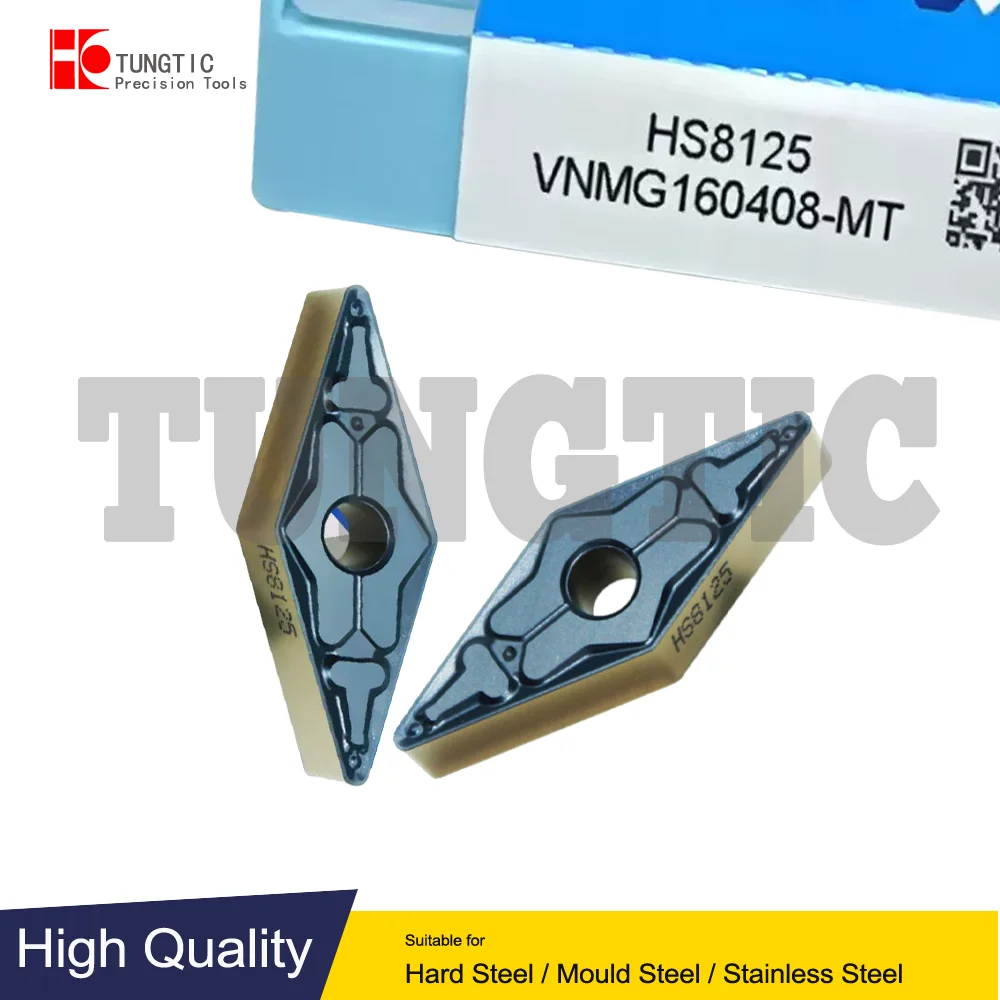 VNMG160404-MT VNMG160408-MT VNMG160412-MT HS8125 Turning Cutter CNC Insert Cutting Tool Machining Metal