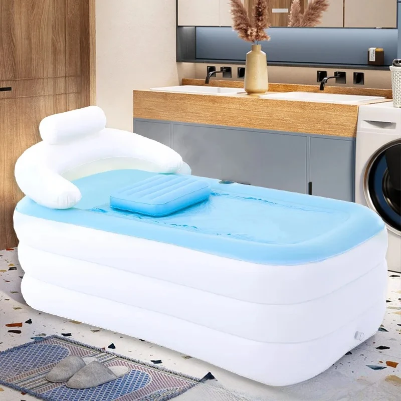 Full body adult household foldable bath tank, children's bath is not cold artifact bath bucket